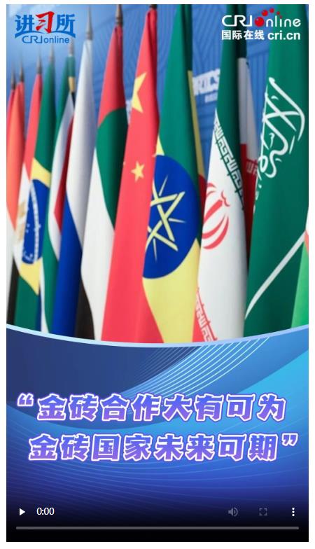 【讲习所·众行致远】“金砖合作大有可为，金砖国家未来可期”