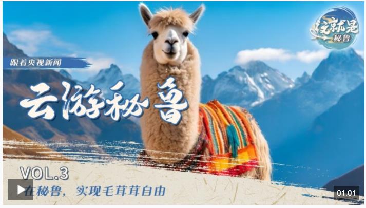 跟着习主席看世界丨“from China to Peru”是个英文成语你知道吗？