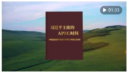 视频画报｜习近平主席的APEC时间