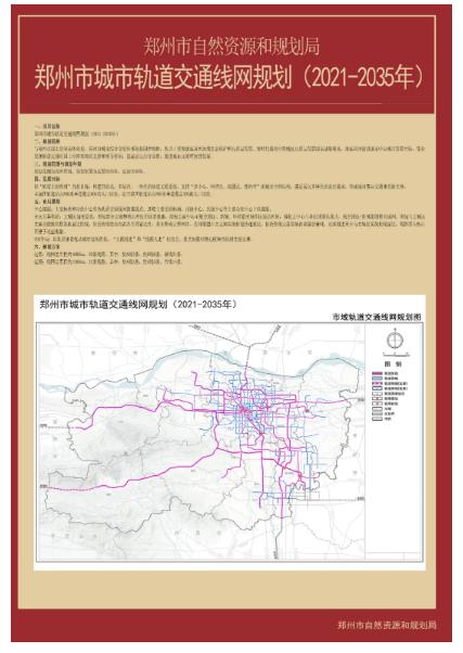 最新！郑州城市轨道交通线网规划公示