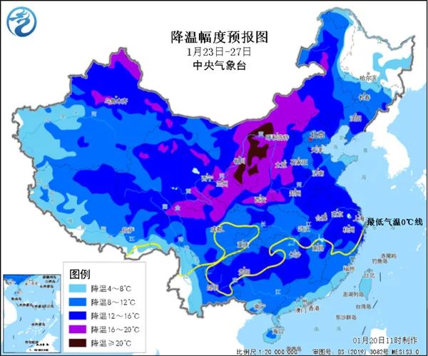 节前大寒潮将至！雨雪降温来袭，春运返乡需警惕