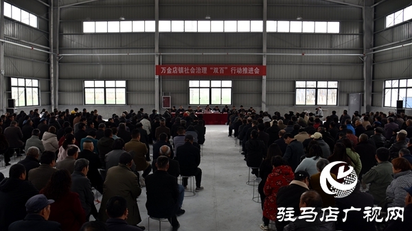 平舆县万金店镇社会治理“双百”行动推进会召开