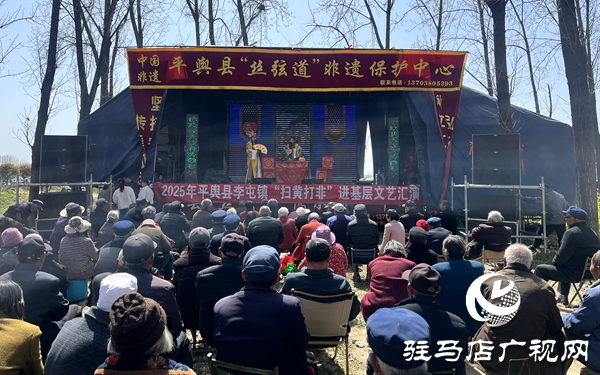  平舆县李屯镇：“扫黄打非”进基层文艺汇演促宣传