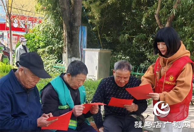  开发区金河办事处东高社区开展“文明祭祀 平安清明”志愿服务活动