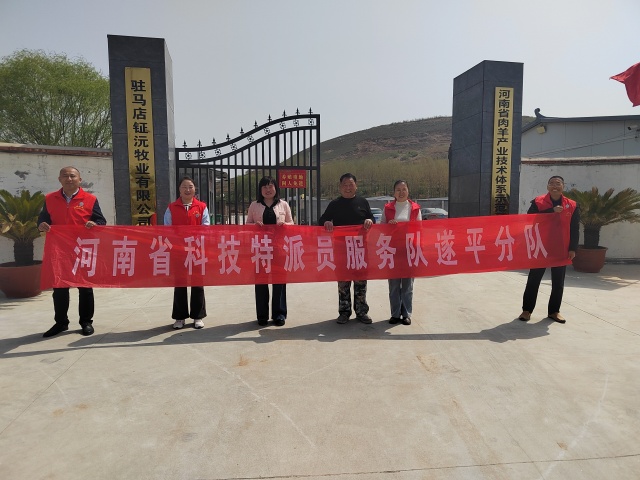 科技特派员朱凤霞赴遂平开展养羊技术指导，助力牧业发展