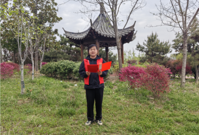 市农科院开展“清明踏青诗词诵读”活动