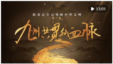 跟着总书记领略中华文明｜九州共贯的血脉