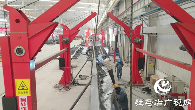 驻马店中天金骏车辆：智能化生产线火力全开 订单爆满冲刺半年红