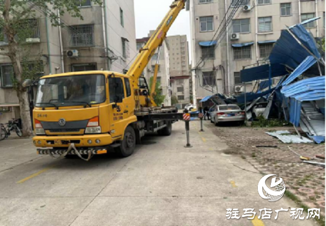 大风天气车辆受损  中国人寿财险驻马店公司高效救援 