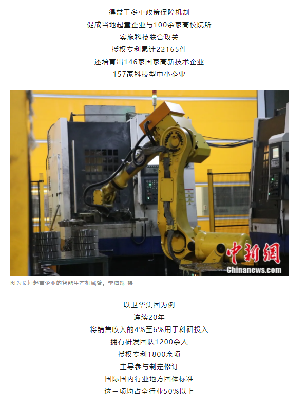 一把锤子敲出一个产业，这座豫北小城的起重机名扬海内外