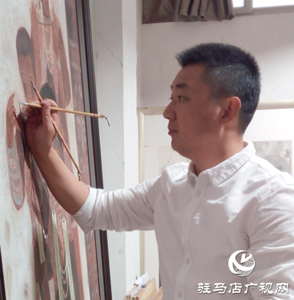 驻马店市画家栗东旭作品入选第十二届中国工笔画作品展