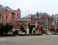 欧式风格的明珠港湾小区